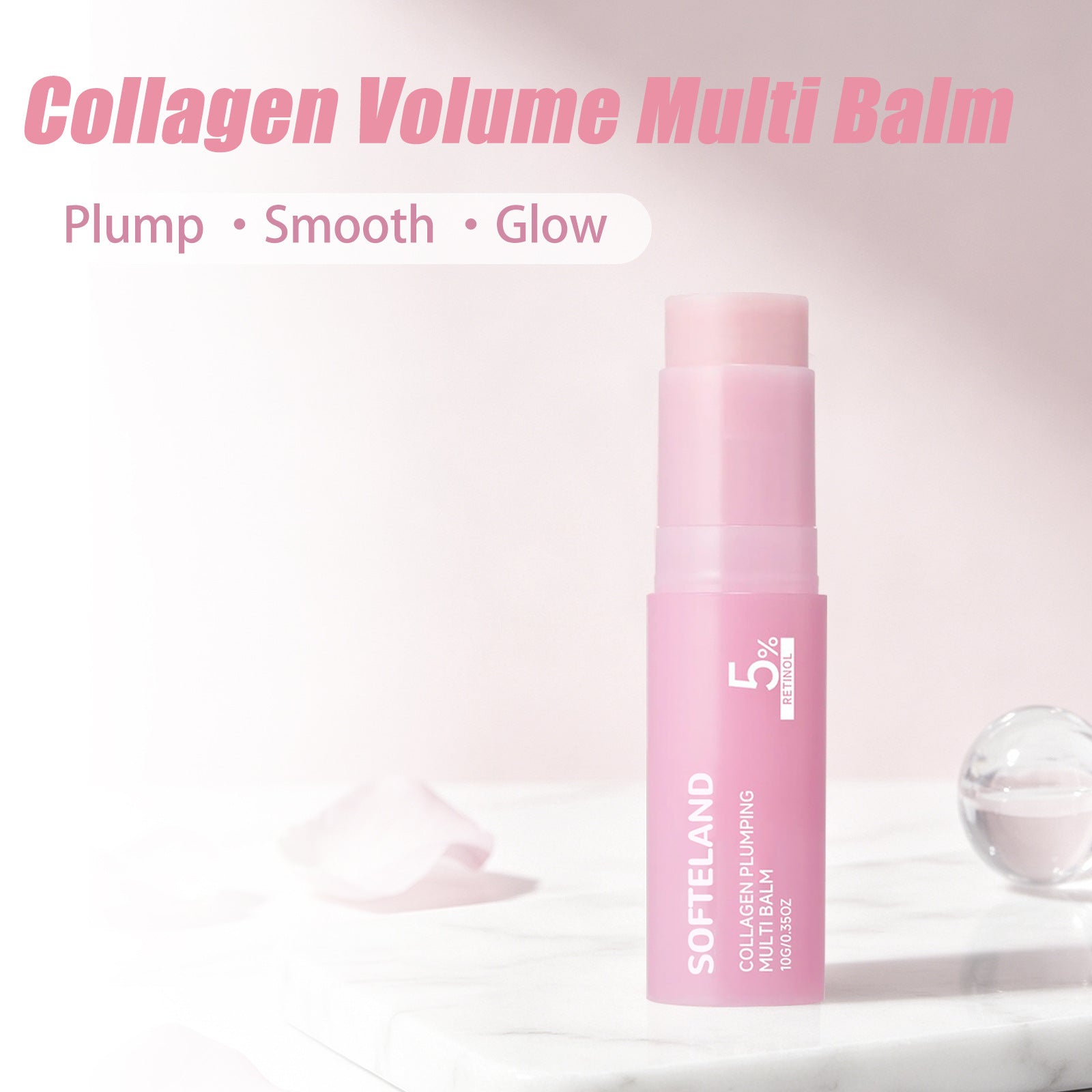 SOFTLAND Pink Collagen Volume Multi Balm